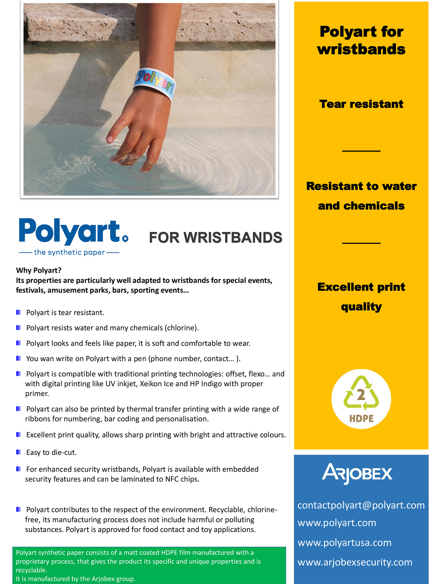 Polyart - for wristbands